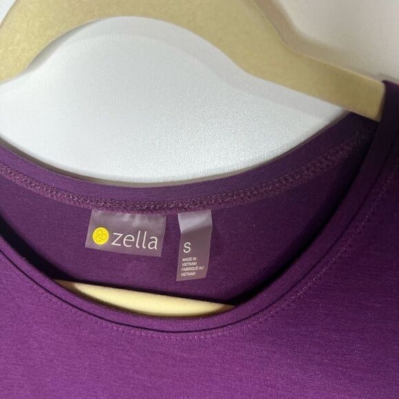 Zella Purple Active Wear Tee Shirt - Picture 2 of 7
